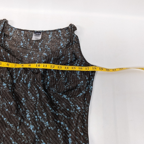 Patagonia Floral Tank Top, Hemp, High-back Tank Top, Ladies 12, Retro / Vintage - Picture 11 of 12